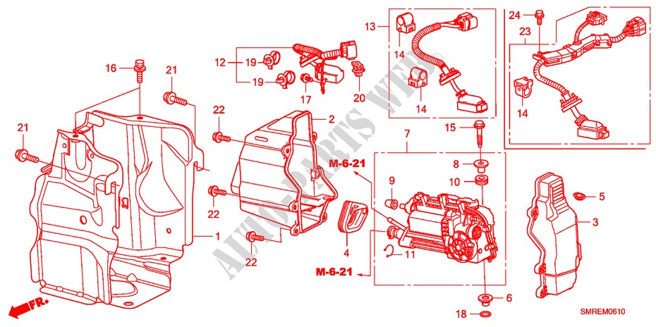 CLUTCH ACTUATOR(I SHIFT) for Honda CIVIC 1.8 TYPE-S 3 Doors Intelligent Manual Transmission 2010