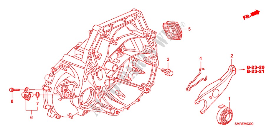 CLUTCH RELEASE(1.4L)(1.8L ) for Honda CIVIC 1.8 TYPE-S 3 Doors Intelligent Manual Transmission 2010