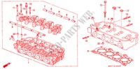 CYLINDER HEAD (SOHC) for Honda CONCERTO 1.6I 4 Doors 5 speed manual 1993