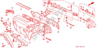INTAKE MANIFOLD (PGM FI) (1.6L) for Honda CONCERTO 1.6I-16 4 Doors 5 speed manual 1993