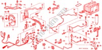 AIR CONDITIONER (HOSES/PIPES)(LH)('94 ) for Honda ACCORD 2.0ILS  JAPAN A.C. 4 Doors 4 speed automatic 1996