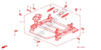 FRONT SEAT COMPONENTS (R.)(2) for Honda ACCORD 2.0IS 4 Doors 5 speed manual 1996