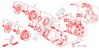 AIR CONDITIONER (COMPRESSOR) for Honda CIVIC 1.6 S 4 Doors 5 speed manual 2006