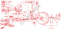 BRAKE MASTER CYLINDER/ MASTER POWER (RH) for Honda CIVIC 1.8 EXI 4 Doors 5 speed manual 2007