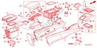 CONSOLE (RH) for Honda CIVIC 1.8 EXI 4 Doors 5 speed manual 2007