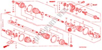 FRONT DRIVESHAFT/ HALF SHAFT (MT) for Honda CIVIC EXI-A 4 Doors 5 speed manual 2007
