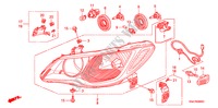 HEADLIGHT for Honda CIVIC 1.8 LS 4 Doors 5 speed automatic 2007
