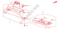 INSTRUMENT PANEL GARNISH (PASSENGER SIDE) (LH) for Honda CIVIC VTI 4 Doors 5 speed manual 2006