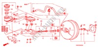 BRAKE MASTER CYLINDER/ MASTER POWER (LH) for Honda CIVIC 1.8 ES 4 Doors 6 speed manual 2009