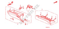 INSTRUMENT PANEL GARNISH (PASSENGER SIDE) (RH) for Honda CIVIC 1.6 S 4 Doors 5 speed manual 2009