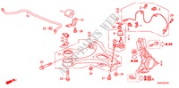 KNUCKLE for Honda CIVIC 1.8 ES 4 Doors 6 speed manual 2009
