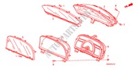 METER COMPONENTS (NS) for Honda CIVIC VTI 4 Doors 5 speed manual 2009