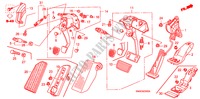 PEDAL (LH) for Honda CIVIC 1.8 ES 4 Doors 6 speed manual 2009