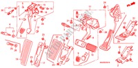 PEDAL (RH) for Honda CIVIC 1.8 S 4 Doors 6 speed manual 2008