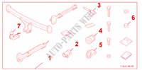 SEMI DETACHABLE TRAILER HITCH for Honda CIVIC 1.8 LS 4 Doors 6 speed manual 2008