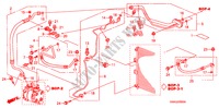 AIR CONDITIONER(HOSES/PIP ES)(LH) for Honda CIVIC 1.6 S 4 Doors 5 speed manual 2011