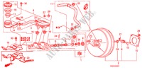 BRAKE MASTER CYLINDER/MAS TER POWER(RH) for Honda CIVIC 1.8 EXI 4 Doors 5 speed automatic 2010