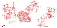 ENGINE MOUNTS(MT) for Honda CIVIC 1.8 S 4 Doors 6 speed manual 2011
