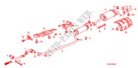 EXHAUST PIPE/SILENCER for Honda CIVIC VTI 4 Doors 5 speed manual 2010
