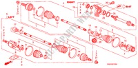 FRONT DRIVESHAFT/HALF SHA FT(MT) for Honda CIVIC 1.8 S 4 Doors 6 speed manual 2011