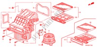 HEATER BLOWER(LH) for Honda CIVIC 1.8 S 4 Doors 6 speed manual 2011