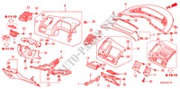 INSTRUMENT PANEL GARNISH( DRIVER SIDE)(LH) for Honda CIVIC EXI 4 Doors 5 speed manual 2010