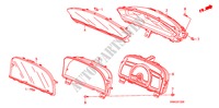 METER(NS) for Honda CIVIC 1.8 EXI 4 Doors 5 speed manual 2010