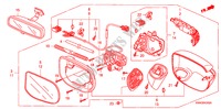 MIRROR(SIDE TURN)(AUTO TU RN) for Honda CIVIC 1.8 ES 4 Doors 6 speed manual 2011