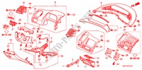 INSTRUMENT PANEL GARNISH( DRIVER SIDE)(LH) for Honda CIVIC HYBRID MX 4 Doors full automatic 2011