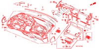 INSTRUMENT PANEL(LH) for Honda CIVIC HYBRID MX 4 Doors full automatic 2011