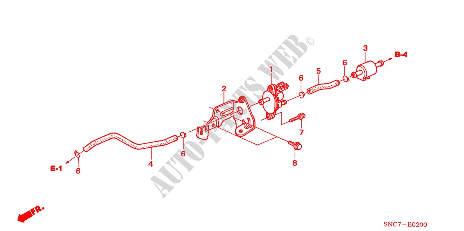 PURGE CONTROL for Honda CIVIC HYBRID MX 4 Doors full automatic 2011