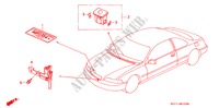 AIR CONDITIONER (SENSOR) for Honda LEGEND COUPE LEGEND 2 Doors 5 speed manual 1991