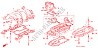 INTAKE MANIFOLD for Honda LEGEND COUPE LEGEND 2 Doors 5 speed manual 1993