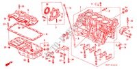 CYLINDER BLOCK/OIL PAN (DOHC) for Honda CIVIC CRX VTI 2 Doors 5 speed manual 1997