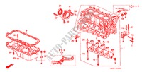 CYLINDER BLOCK/OIL PAN (SOHC)('96 ) for Honda CIVIC CRX ESI 2 Doors 5 speed manual 1997