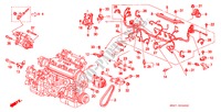 ENGINE WIRE HARNESS/CLAMP (SOHC)( '95) for Honda CIVIC CRX ESI        AUSTRIA 2 Doors 4 speed automatic 1995