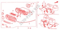 HEATER CONTROL for Honda CIVIC CRX ESI 2 Doors 5 speed manual 1997
