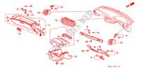 INSTRUMENT PANEL GARNISH (RH) for Honda CIVIC CRX VTI 2 Doors 5 speed manual 1994
