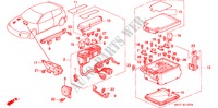 CONTROL UNIT (ENGINE ROOM)(LH) for Honda CIVIC LSI 3 Doors 5 speed manual 1995