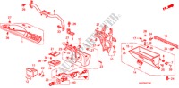 INSTRUMENT PANEL GARNISH (LH)(1) for Honda CIVIC LSI 3 Doors 5 speed manual 1995