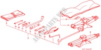 TOOLS/JACK for Honda CIVIC LSI 3 Doors 5 speed manual 1994