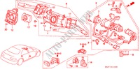 COMBINATION SWITCH for Honda CIVIC VTI 4 Doors 5 speed manual 1993