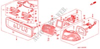 TAILLIGHT for Honda CIVIC DXI 4 Doors 5 speed manual 1992