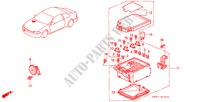CONTROL UNIT (ENGINE ROOM)(LH) for Honda CIVIC COUPE ESI 2 Doors 5 speed manual 1994