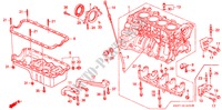 CYLINDER BLOCK/OIL PAN for Honda CIVIC COUPE LSI 2 Doors 5 speed manual 1995