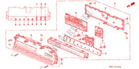 METER SUB DISPLAY (1) for Honda PRELUDE 2.3I 2 Doors 5 speed manual 1992