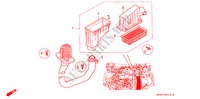 AIR CLEANER (DIESEL) for Honda CIVIC 2.0ITD 5 Doors 5 speed manual 1998