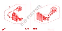 AIR CONDITIONER (KIT) for Honda CIVIC 1.4I 5 Doors 5 speed manual 1995