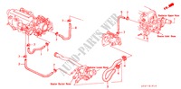 WATER HOSE ('95/'96) for Honda CIVIC 1.6ILS 5 Doors 4 speed automatic 1996