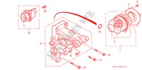 WATER PUMP (DIESEL) (AIR CONDITIONER) for Honda CIVIC 2.0ITD 5 Doors 5 speed manual 1998